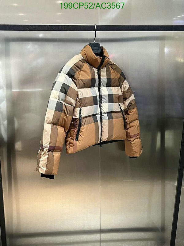 Burberry-Down jacket Women Code: AC3567 $: 199USD