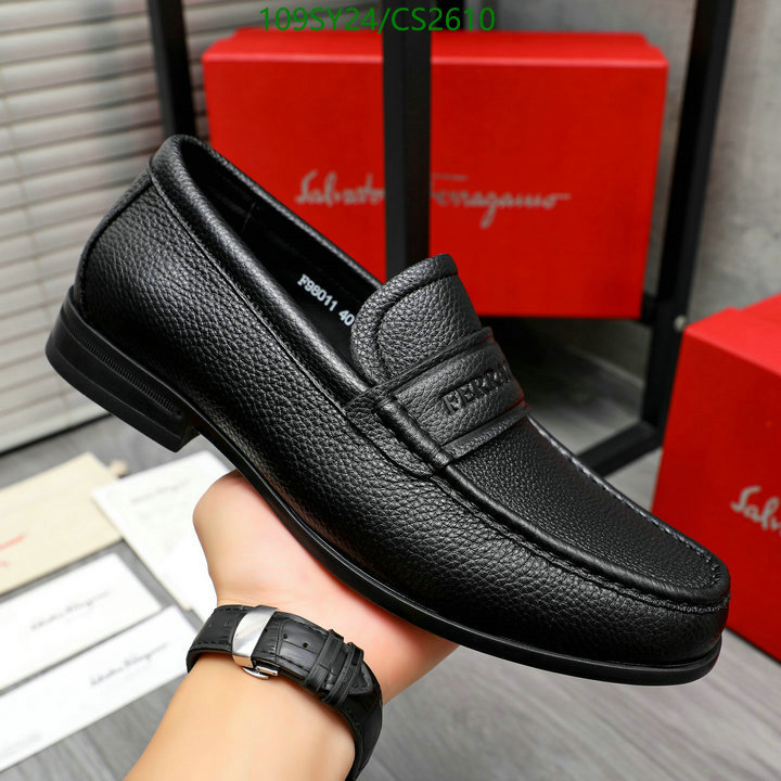 Ferragamo-Men shoes Code: CS2610 $: 109USD