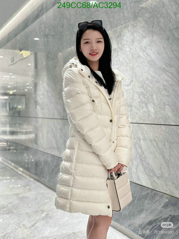 Moncler-Down jacket Women Code: AC3294 $: 249USD