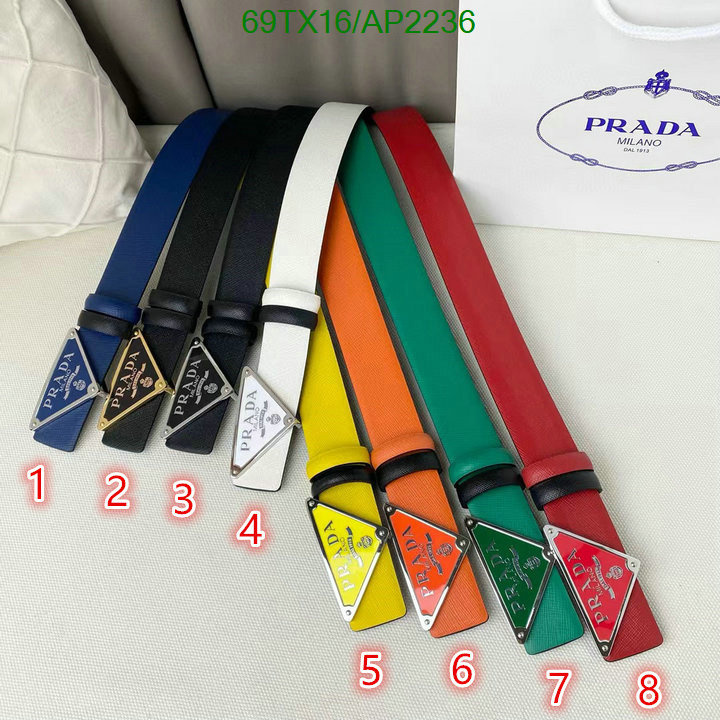 Prada-Belts Code: AP2236 $: 69USD