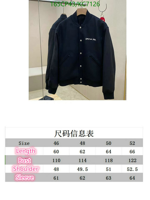 Dior-Clothing Code: KC7126 $: 165USD