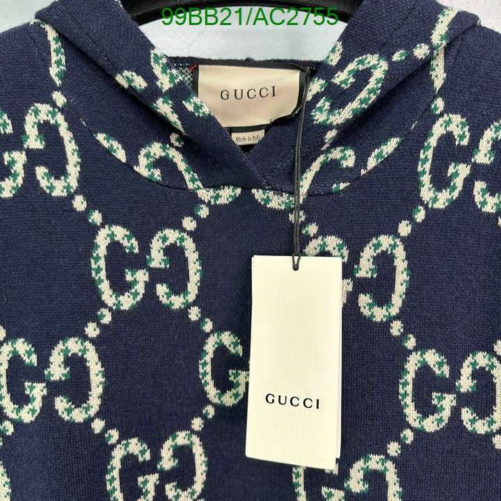 Gucci-Clothing Code: AC2755 $: 99USD