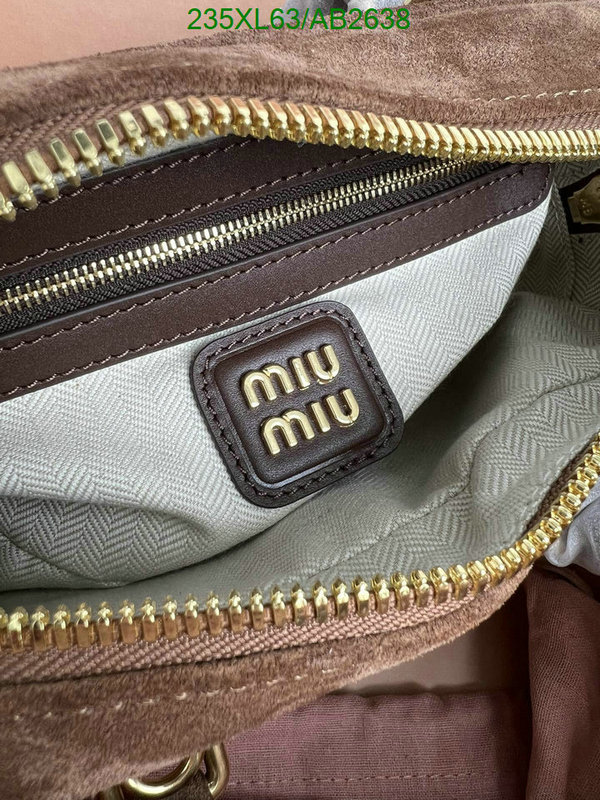 Miu Miu-Bag-Mirror Quality Code: AB2638 $: 235USD