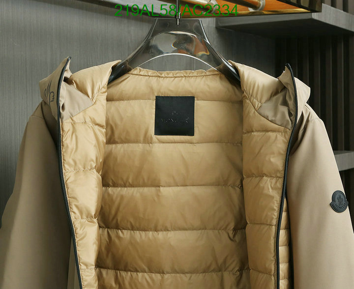 Moncler-Down jacket Men Code: AC2334 $: 219USD