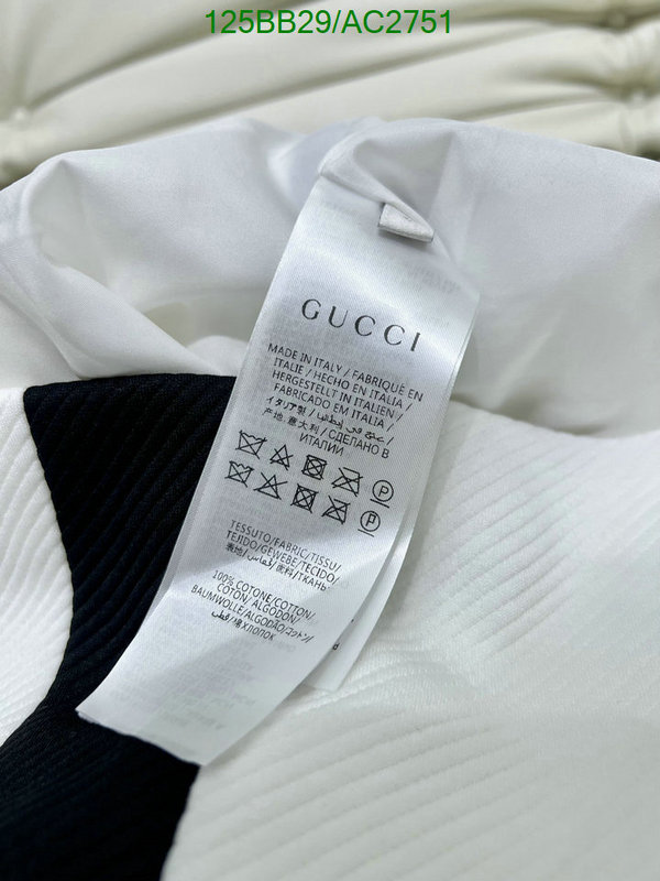 Gucci-Clothing Code: AC2751 $: 125USD