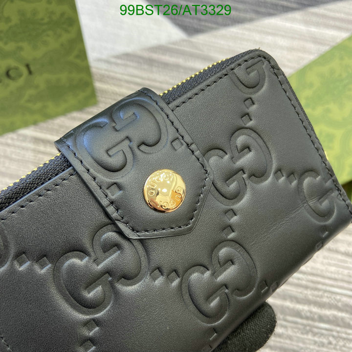 Gucci-Wallet Mirror Quality Code: AT3329 $: 99USD