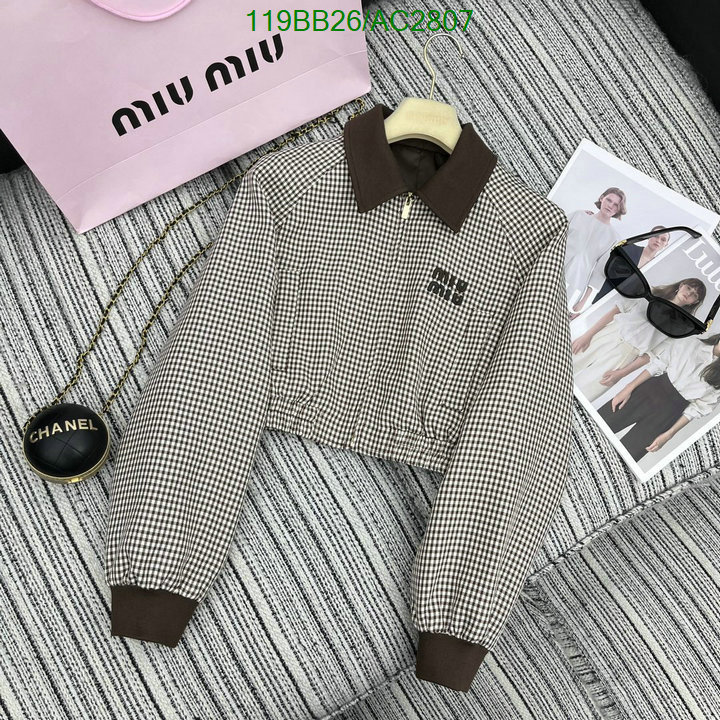 MIUMIU-Clothing Code: AC2807 $: 119USD