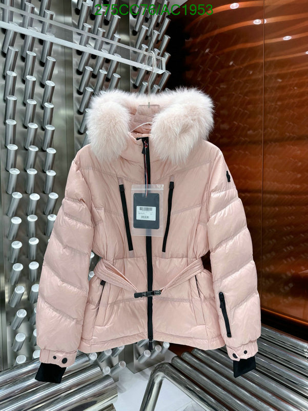 Moncler-Down jacket Women Code: AC1953 $: 275USD