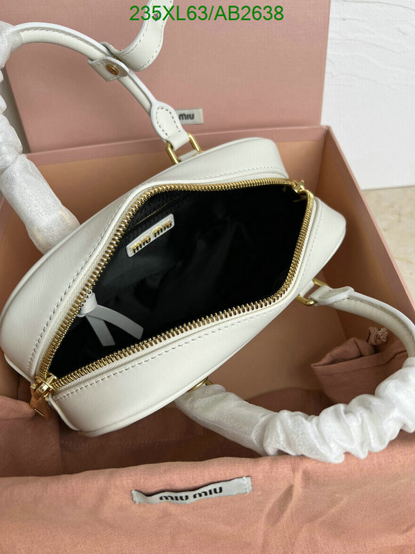 Miu Miu-Bag-Mirror Quality Code: AB2638 $: 235USD