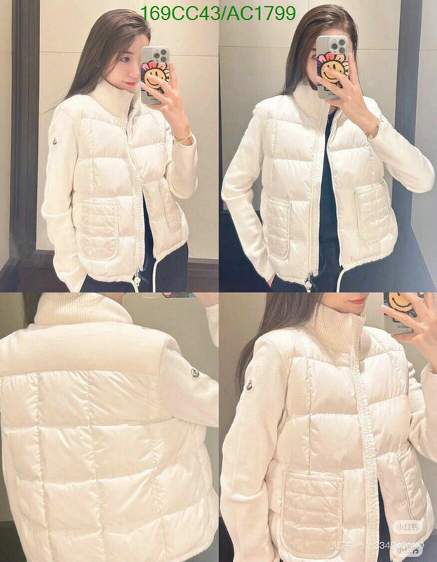 Moncler-Down jacket Women Code: AC1799 $: 169USD