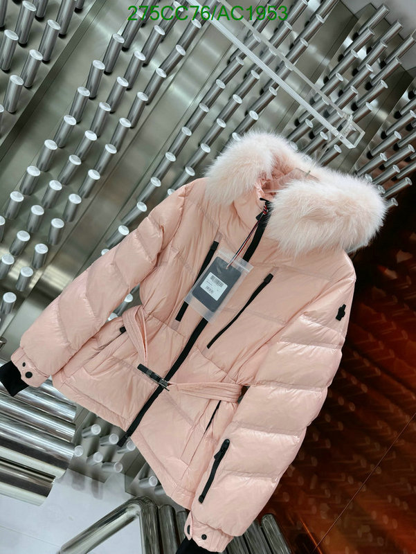 Moncler-Down jacket Women Code: AC1953 $: 275USD