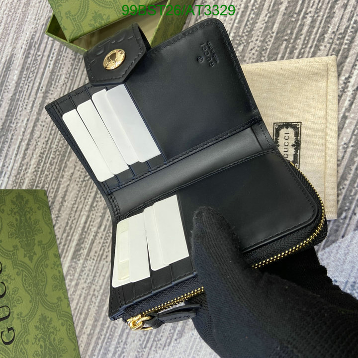 Gucci-Wallet Mirror Quality Code: AT3329 $: 99USD