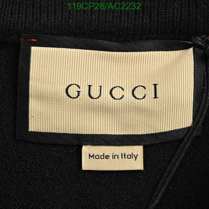 Gucci-Clothing Code: AC2232 $: 119USD