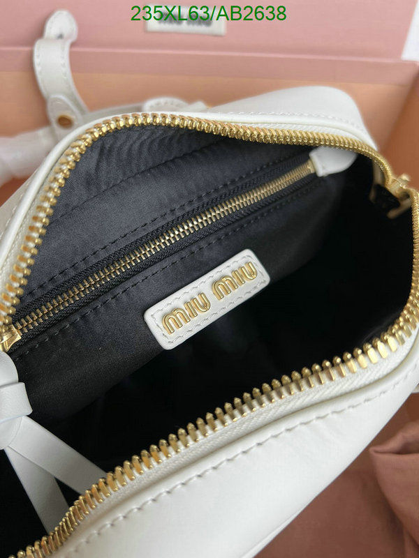 Miu Miu-Bag-Mirror Quality Code: AB2638 $: 235USD