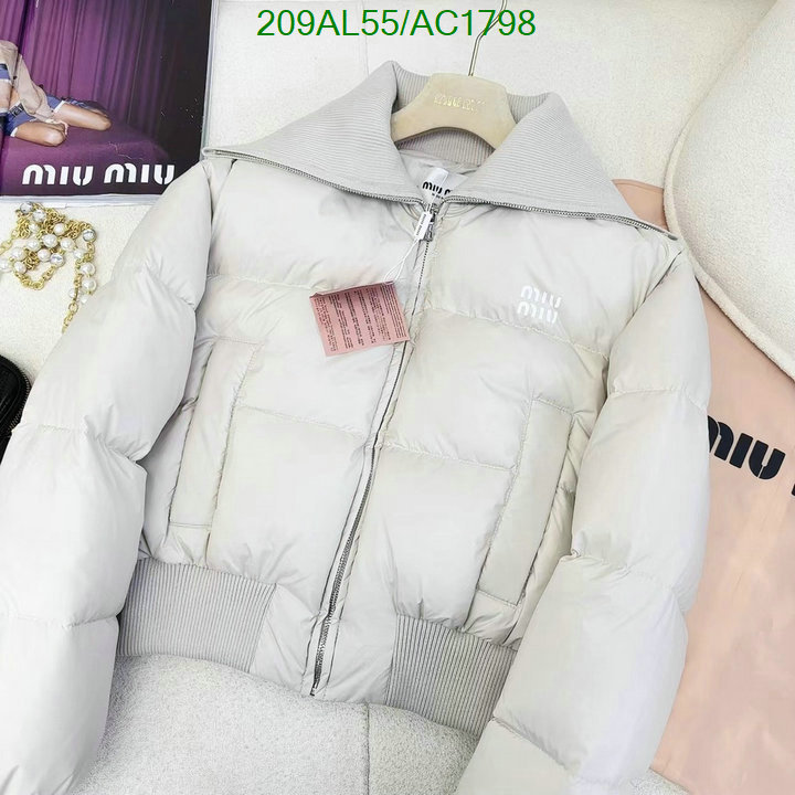 Miu Miu-Down jacket Women Code: AC1798 $: 209USD