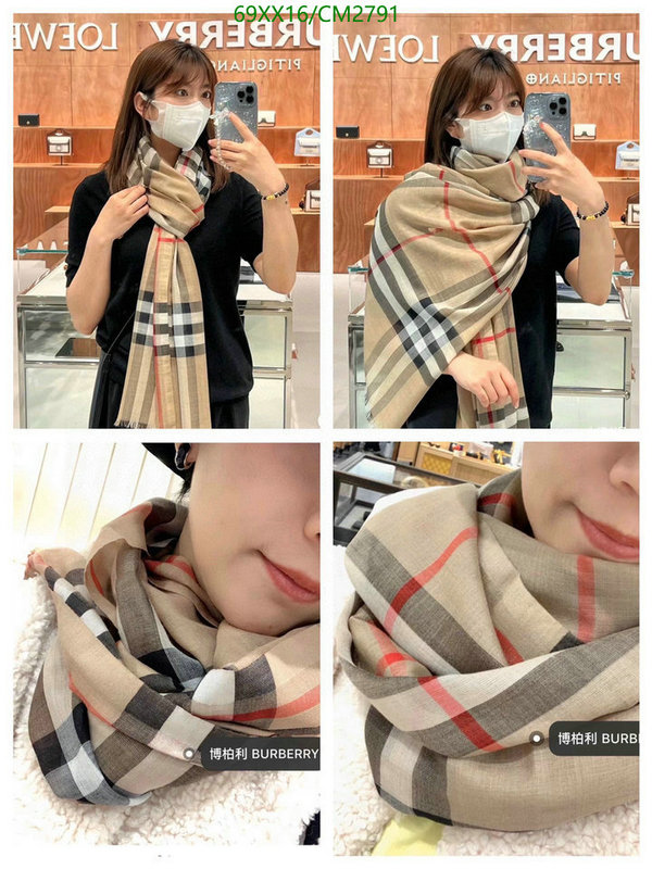 Burberry-Scarf Code: CM2791 $: 69USD