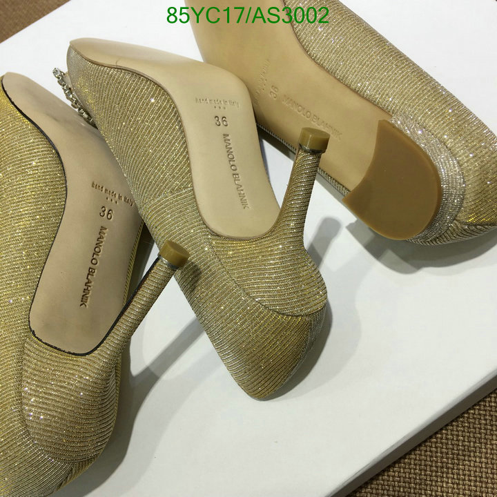 Manolo Blahnik-Women Shoes Code: AS3002 $: 85USD