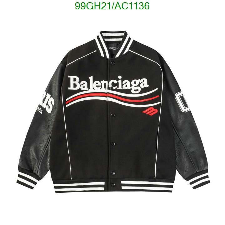 Balenciaga-Clothing Code: AC1136 $: 99USD