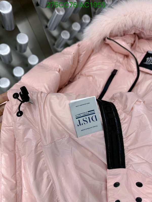 Moncler-Down jacket Women Code: AC1953 $: 275USD