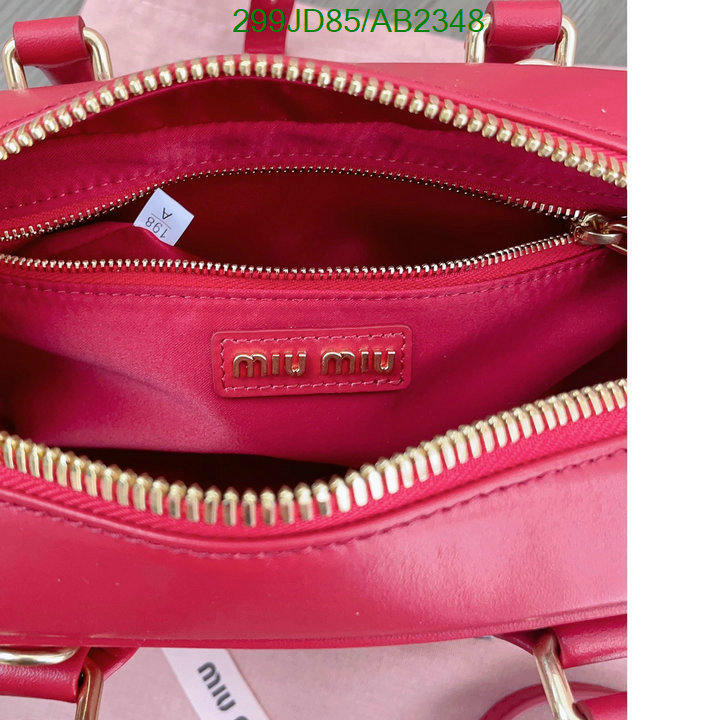 Miu Miu-Bag-Mirror Quality Code: AB2348 $: 299USD