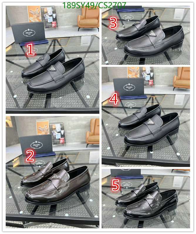 Prada-Men shoes Code: CS2707 $: 189USD