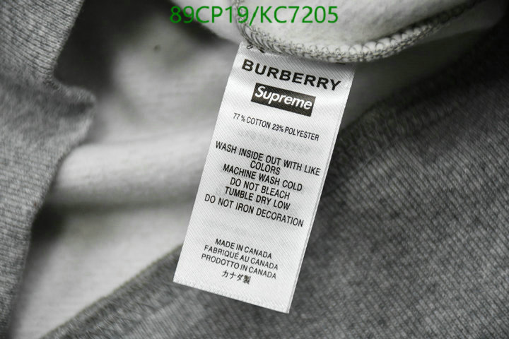 Burberry-Clothing Code: KC7205 $: 89USD