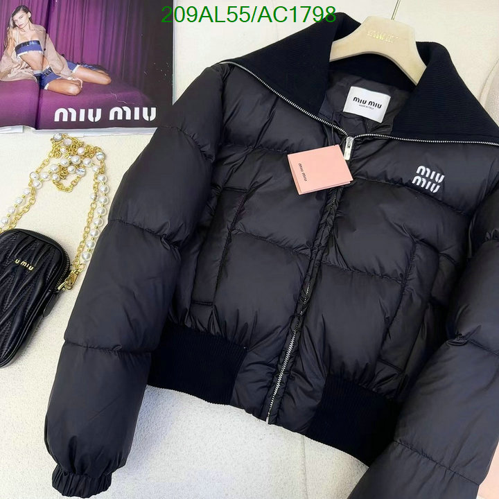 Miu Miu-Down jacket Women Code: AC1798 $: 209USD