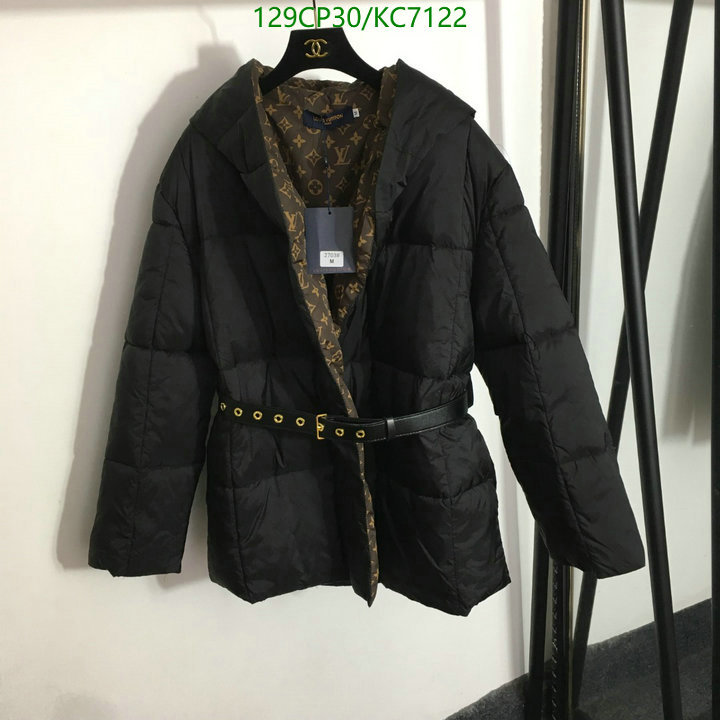 LV-Down jacket Women Code: KC7022 $: 129USD