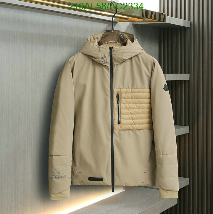 Moncler-Down jacket Men Code: AC2334 $: 219USD