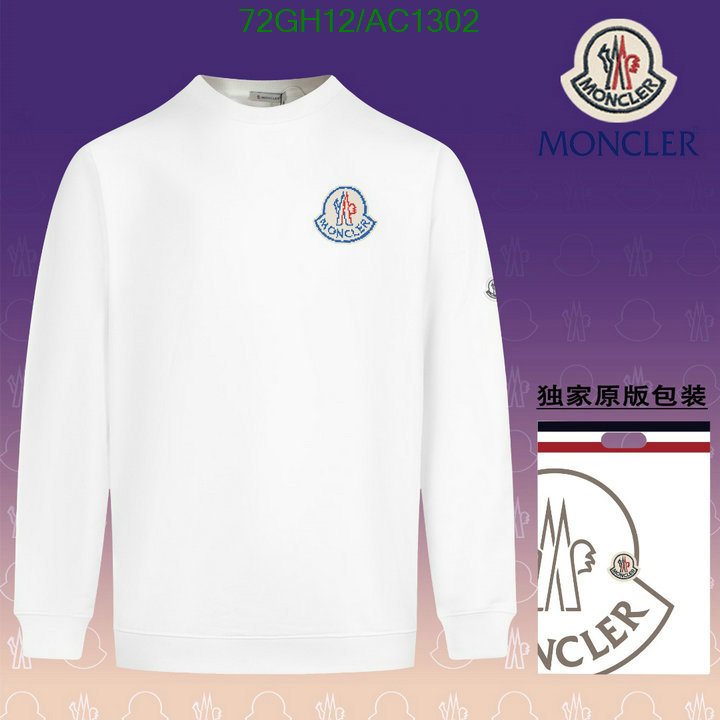 Moncler-Clothing Code: AC1302 $: 72USD