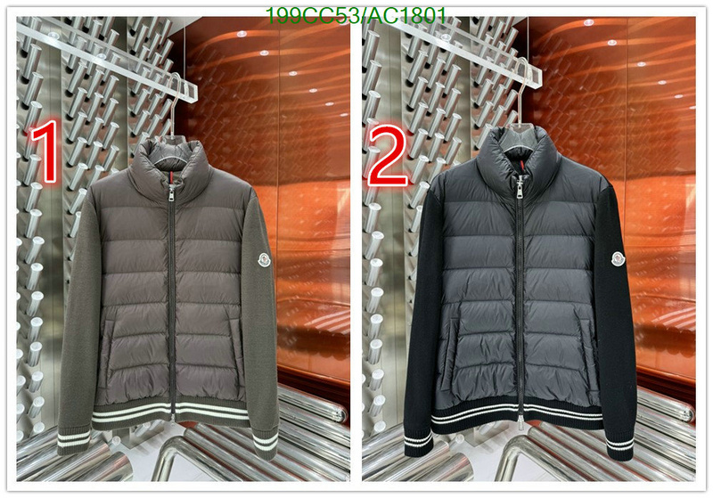 Moncler-Down jacket Men Code: AC1801 $: 199USD