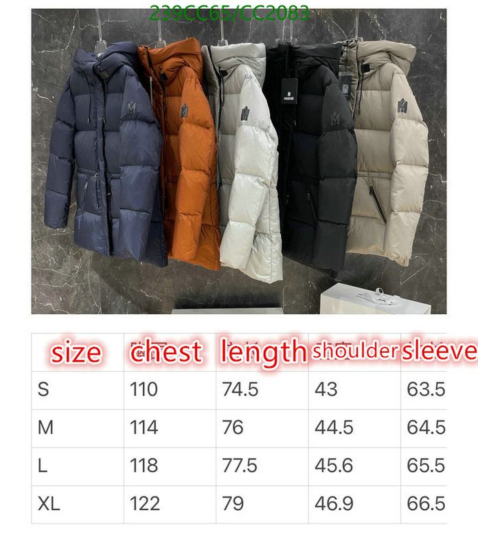 Mackage-Down jacket Women Code: CC2083 $: 239USD