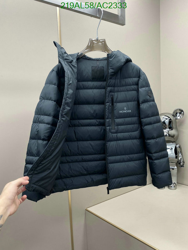 Moncler-Down jacket Men Code: AC2333 $: 219USD