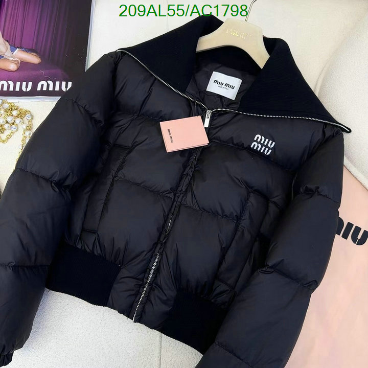 Miu Miu-Down jacket Women Code: AC1798 $: 209USD