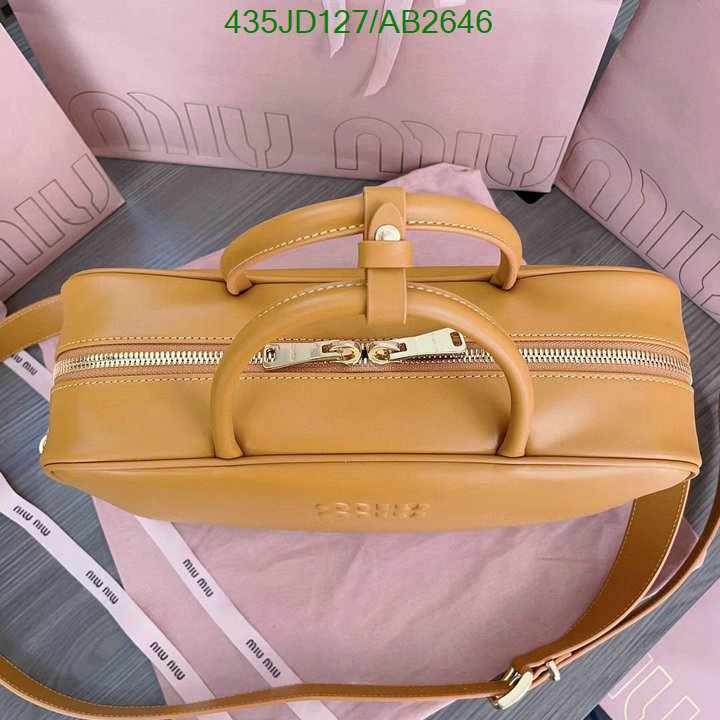 Miu Miu-Bag-Mirror Quality Code: AB2646 $: 435USD