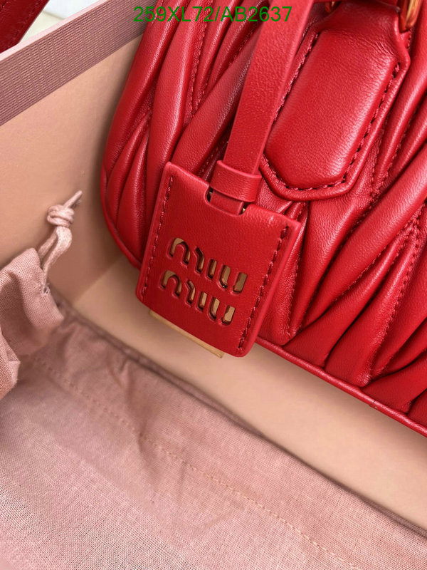 Miu Miu-Bag-Mirror Quality Code: AB2637 $: 259USD