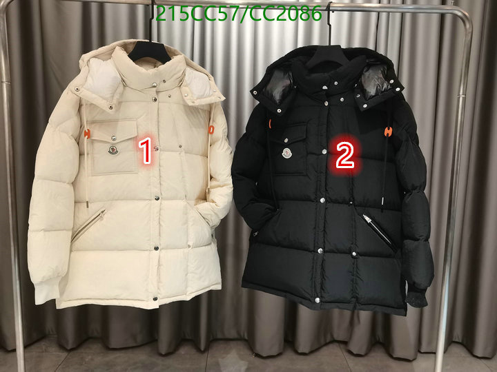 Moncler-Down jacket Women Code: CC2086 $: 215USD