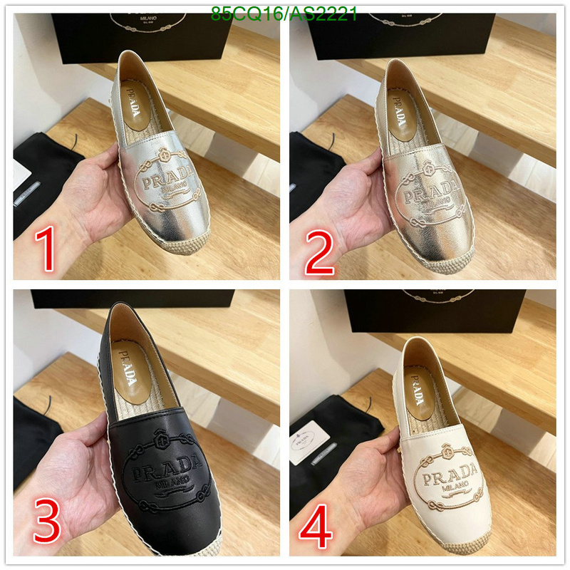 Prada-Women Shoes Code: AS2221 $: 85USD