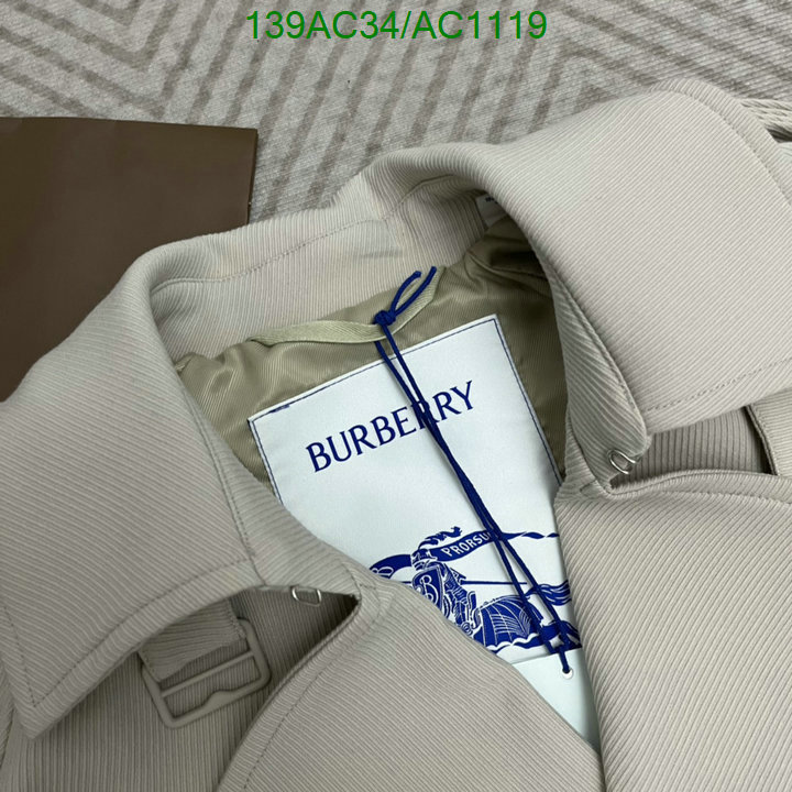 Burberry-Down jacket Women Code: AC1119 $: 139USD