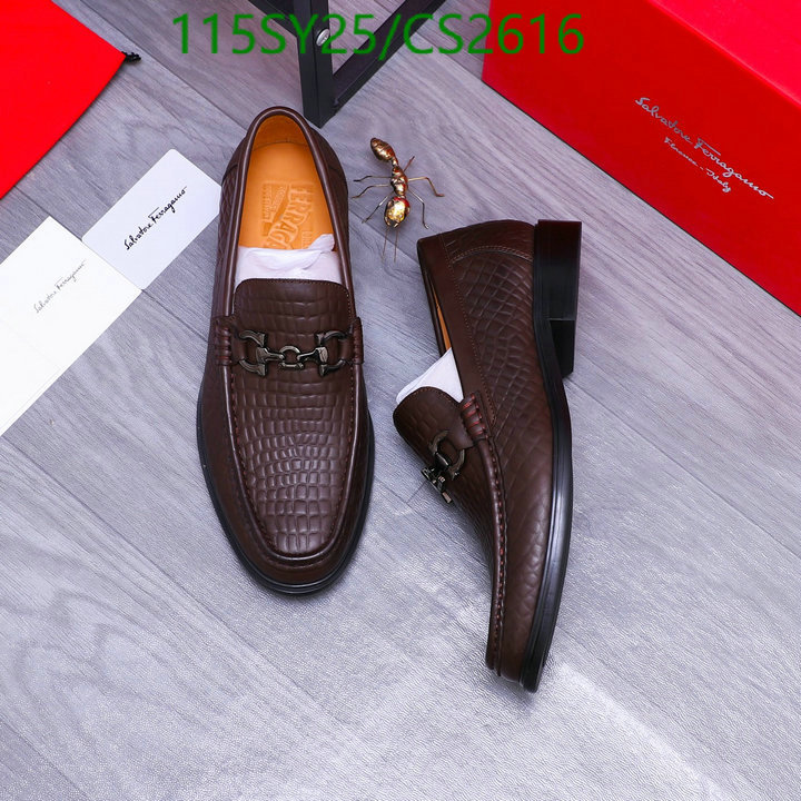 Ferragamo-Men shoes Code: CS2616 $: 115USD