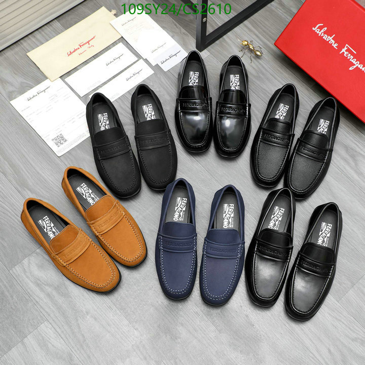 Ferragamo-Men shoes Code: CS2610 $: 109USD