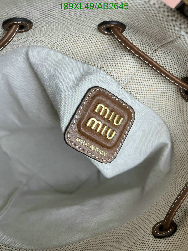 Miu Miu-Bag-Mirror Quality Code: AB2645 $: 189USD