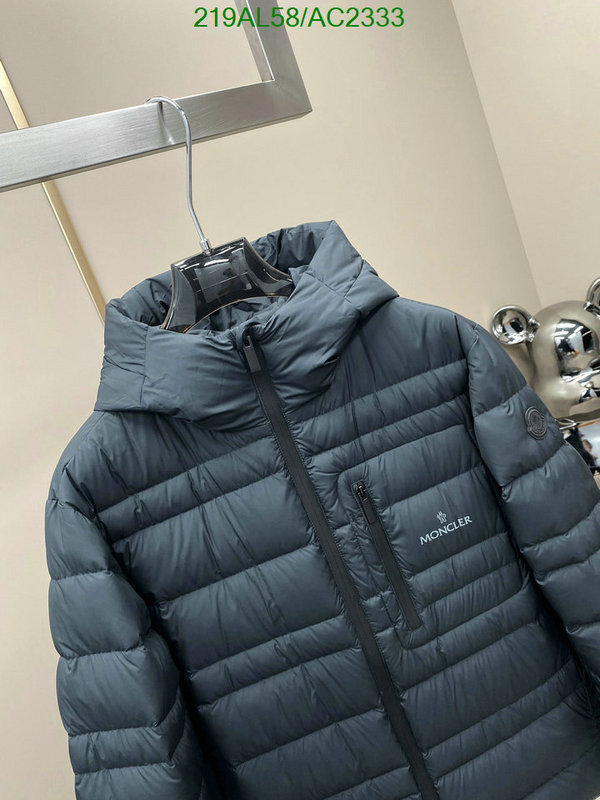 Moncler-Down jacket Men Code: AC2333 $: 219USD