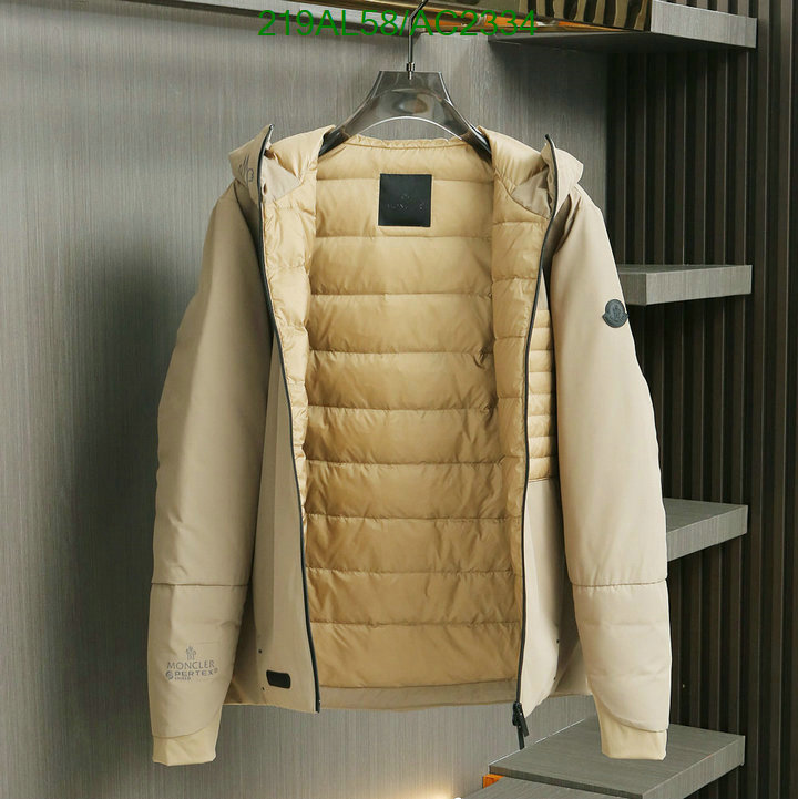 Moncler-Down jacket Men Code: AC2334 $: 219USD