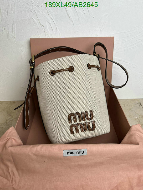 Miu Miu-Bag-Mirror Quality Code: AB2645 $: 189USD