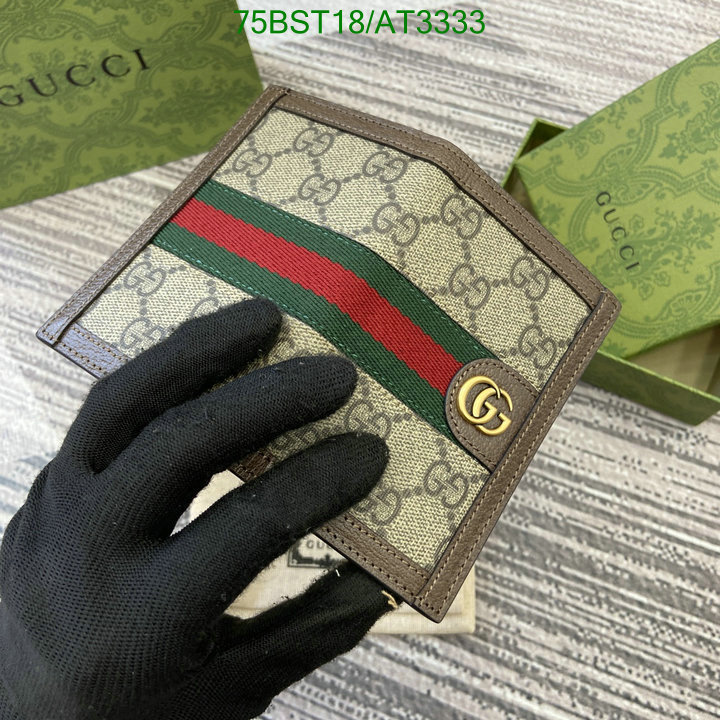 Gucci-Wallet Mirror Quality Code: AT3333 $: 75USD