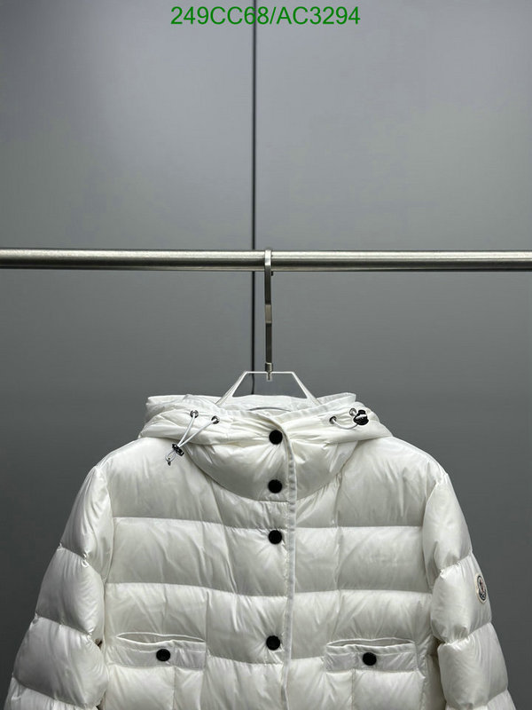 Moncler-Down jacket Women Code: AC3294 $: 249USD