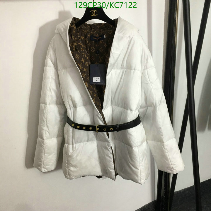 LV-Down jacket Women Code: KC7022 $: 129USD