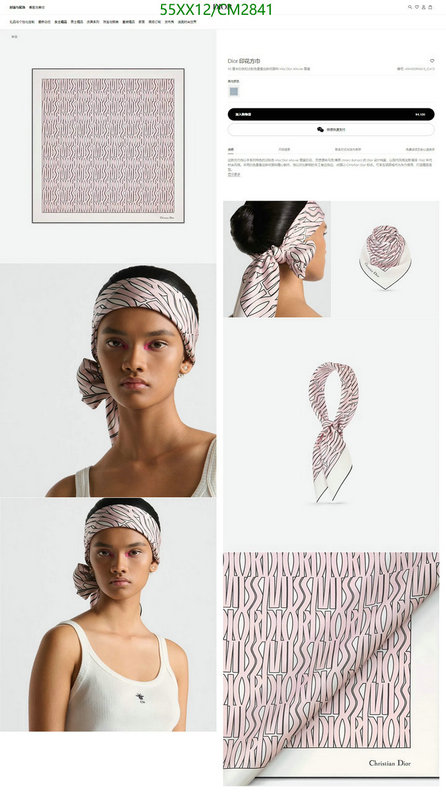 Dior-Scarf Code: CM2841 $: 55USD