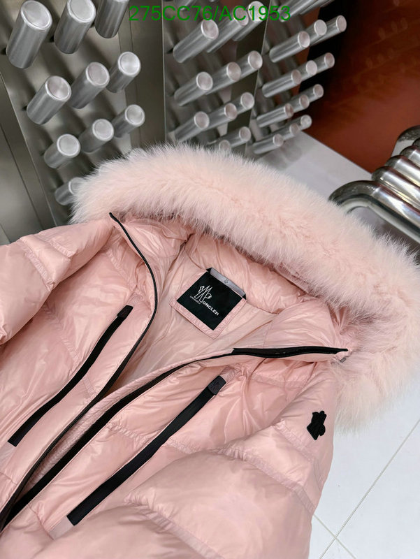 Moncler-Down jacket Women Code: AC1953 $: 275USD